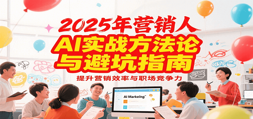 2025年营销实战方法论与避坑指南，利用AI提升营销效率与职场竞争力-佳佳云创网