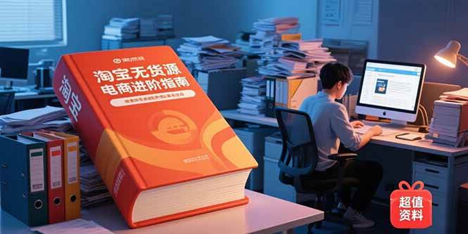 （15317期）淘宝无货源电商进阶指南，包含新人课、进阶课，配套资料，蓝海选品等-佳佳云创网
