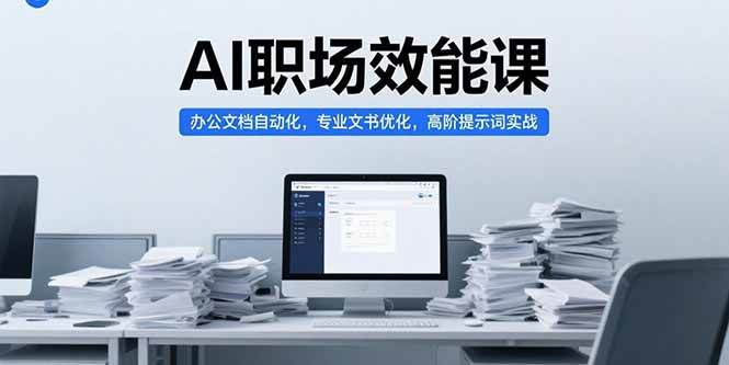 （15371期）AI职场效能课，办公文档自动化，专业文书优化，高阶提示词实战-佳佳云创网