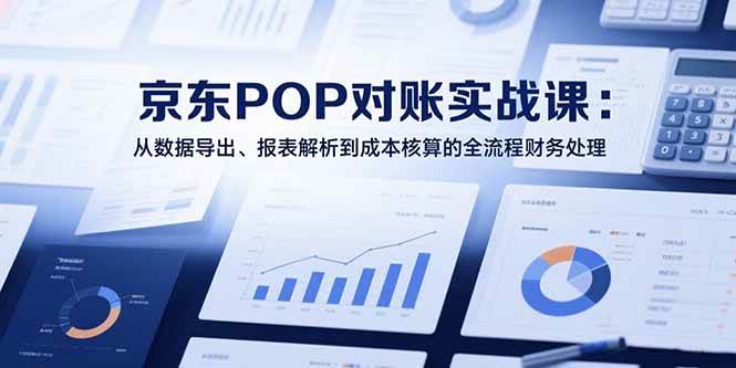 （15447期）2025京东POP对账实战课：从数据导出、报表解析到成本核算的全流程财务处理-佳佳云创网