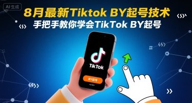 8月最新Tiktok搬运起号技术，手把手教你学会TikTok搬运起号-佳佳云创网