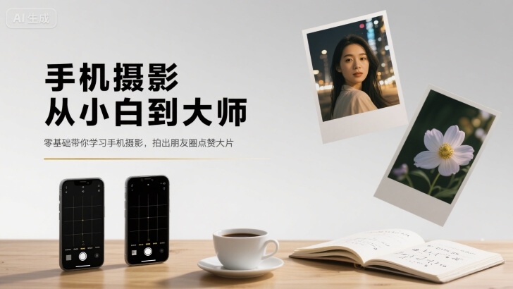 手机摄影从小白到大师，零基础带你学习手机摄影，拍出朋友圈点赞大片-佳佳云创网