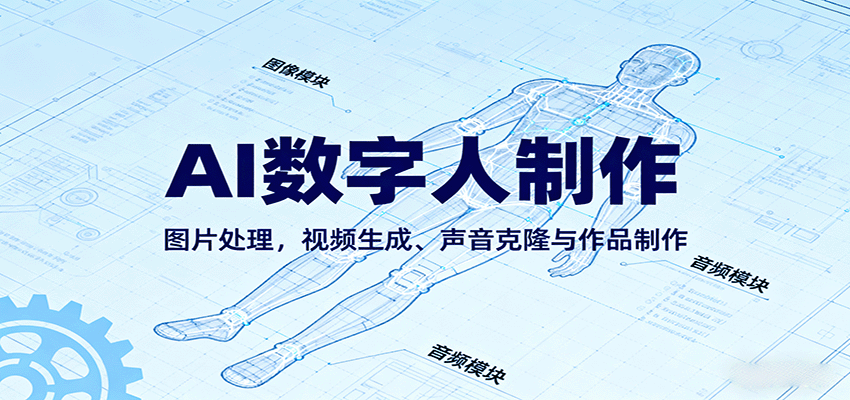 AI永生数字人制作教程：图片处理，视频生成、声音克隆与作品制作-佳佳云创网