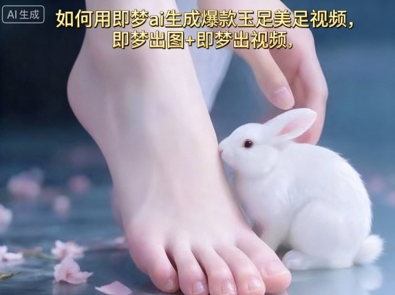 如何用即梦ai生成爆款玉足美足视频，即梦出图+即梦出视频，快速涨粉-佳佳云创网