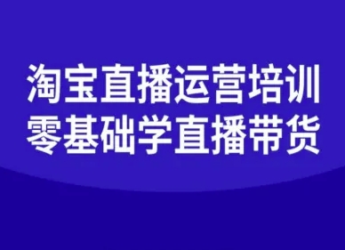 淘宝直播运营培训-零基础学会直播卖货-佳佳云创网