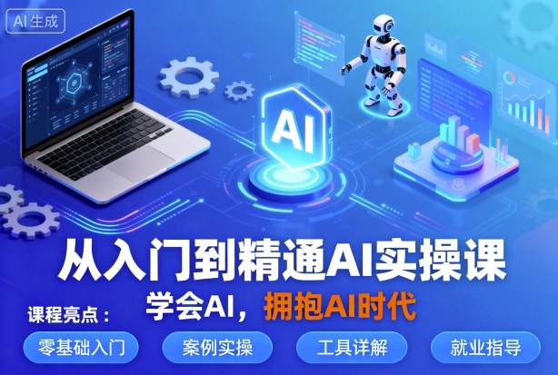 从入门到精通AI实操课，学会AI，拥抱AI时代-佳佳云创网