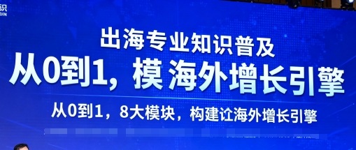 出海专业知识普及，从0到1，8大模块构建你的海外增长引擎-佳佳云创网