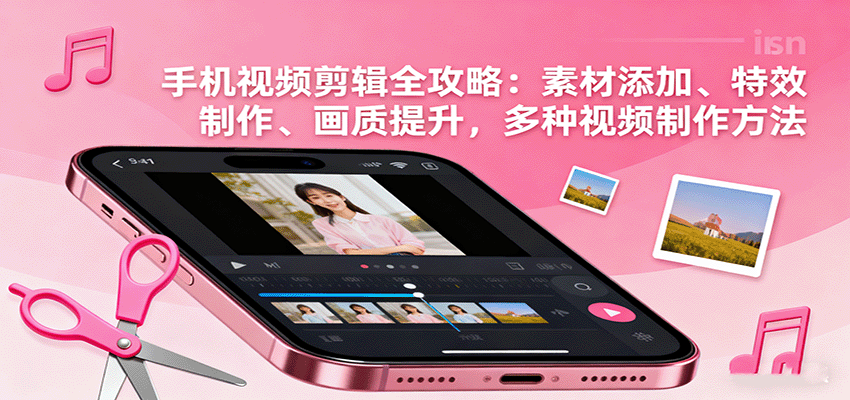 手机视频剪辑全攻略：素材添加、特效制作、画质提升，多种视频制作方法-佳佳云创网