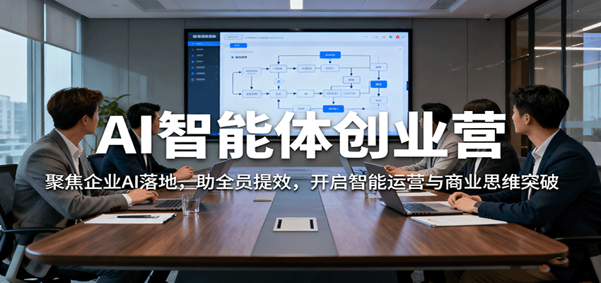 AI智能体创业营：聚焦企业AI落地，助全员提效，开启智能运营与商业思维突破-佳佳云创网