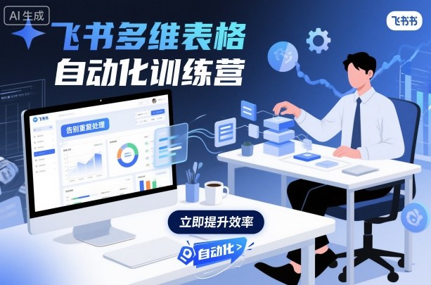 飞书多维表格自动化训练营，手把手教你告别重复处理，用多维表格开启高效办公新模式-佳佳云创网