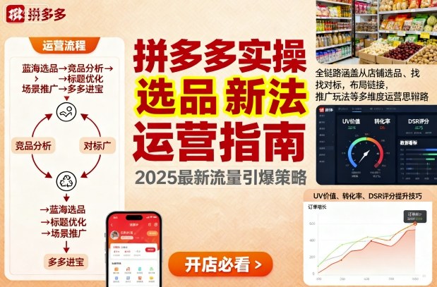 王校长9月12拼多多实操新玩法，全链路涵盖从店铺选品、找对标，布局链接，推广玩法等多维度运营思路（更新）-佳佳云创网