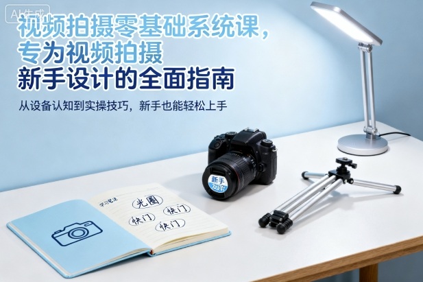 视频拍摄零基础系统课，专为视频拍摄新手设计的全面指南-佳佳云创网