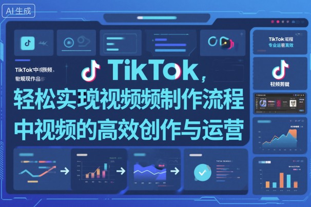 TikTok中视频制做流程，轻松实现Tk中视频的高效创作与运营-佳佳云创网