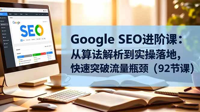 （16576期）Google SEO进阶课：从算法解析到实操落地，快速突破流量瓶颈（92节课）-佳佳云创网