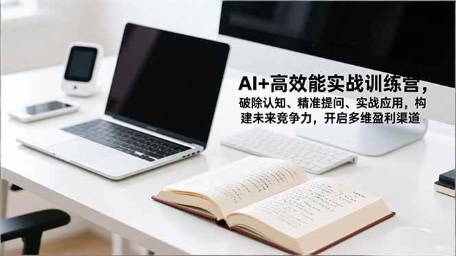 （16635期）AI+高效能实战训练营，破除认知、精准提问、实战应用，构建未来竞争力，开启多维盈利渠道-佳佳云创网