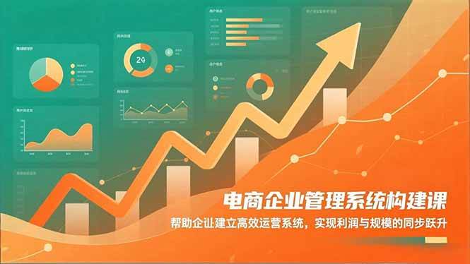 （16643期）电商企业管理系统构建课：帮助企业建立高效运营系统，实现利润与规模的同步跃升-佳佳云创网