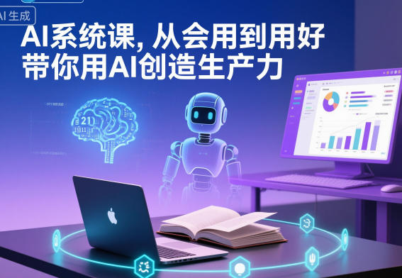 AI系统课，从会用到用好，带你用AI创造生产力-佳佳云创网