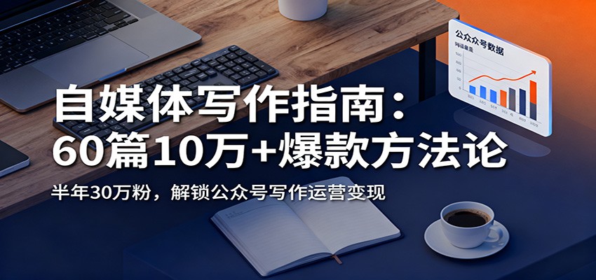 自媒体写作指南：60篇10万+爆款方法论，半年30万粉，解锁公众号写作运营变现-佳佳云创网