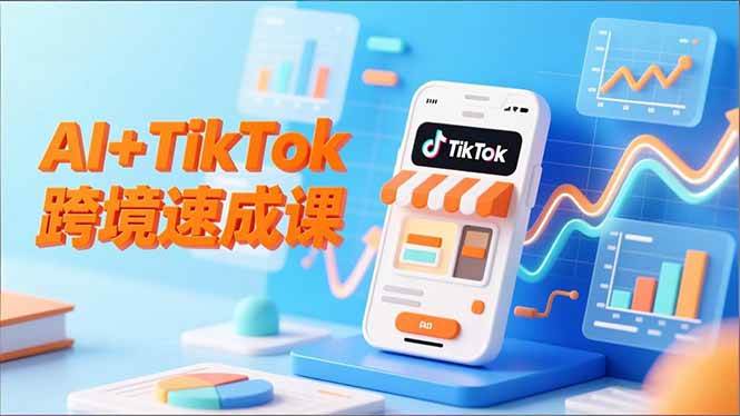 （16745期）AI+TikTok跨境速成课，智能翻译、店铺定位、流程拆解，7天高效上线运营-佳佳云创网