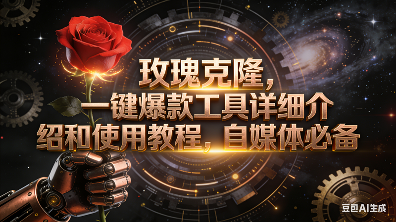 （16792期）玫瑰克隆工具，自媒体必备，一键爆款工具详细介绍和使用教程-佳佳云创网