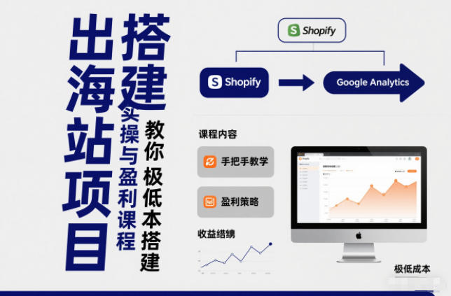 小淘出海站项目，搭建实操与盈利课程，手把手教你用极低成本搭建-佳佳云创网