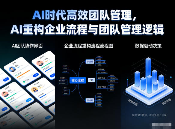 AI时代高效团队管理，AI重构企业流程与团队管理逻辑-佳佳云创网