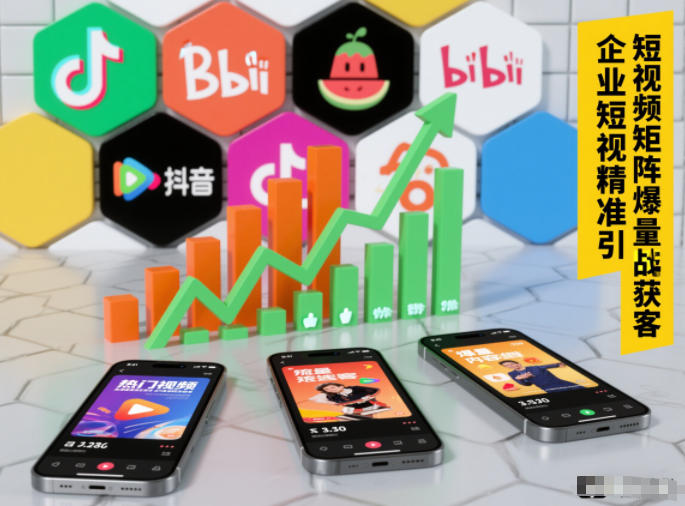 企业短视频精准引流矩阵获客，短视频矩阵爆量战法-佳佳云创网