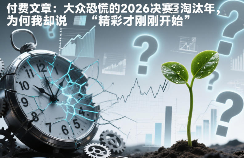 付费文章：大众恐慌的2026决赛淘汰年，为何我却说“精彩才刚刚开始”？-佳佳云创网