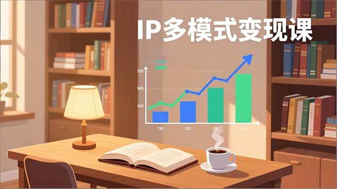（17014期）IP多模式变现课，广告分成、种草激励、Live图带货，开拓多元收入，副业稳定月入过万-佳佳云创网