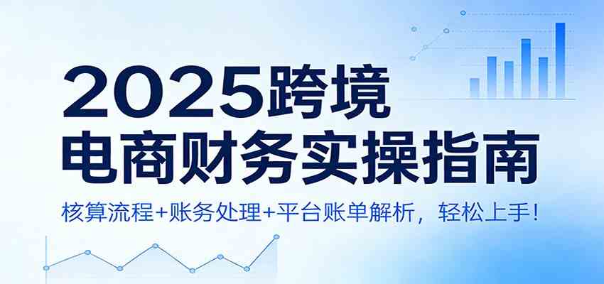 2025跨境电商财务实操指南：核算流程+账务处理+平台账单解析，轻松上手！-佳佳云创网