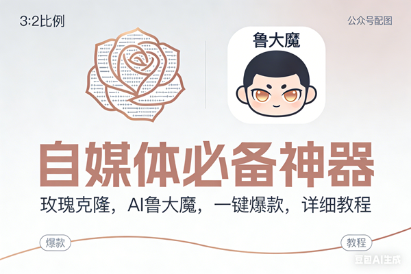 （17170期）玫瑰克隆神器，ai鲁大魔，自媒体必备工具，一键爆款神器，详细教程。-佳佳云创网