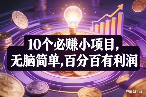 （17169期）10个必赚小项目，无脑简单，百分百有利润，副业首选，日入200+-佳佳云创网