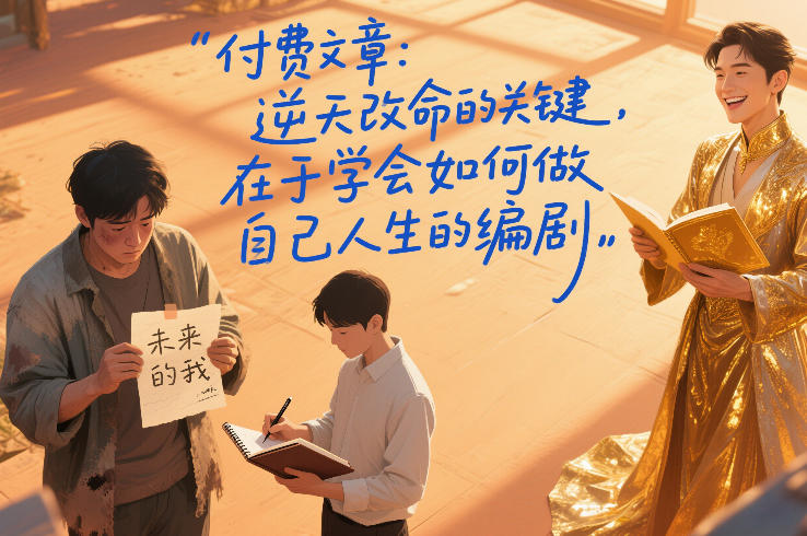 付费文章：逆天改命的关键，在于学会如何做自己人生的编剧-佳佳云创网