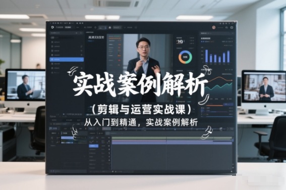 剪辑与运营实战课，从入门到精通，实战案例解析（更新2026）-佳佳云创网