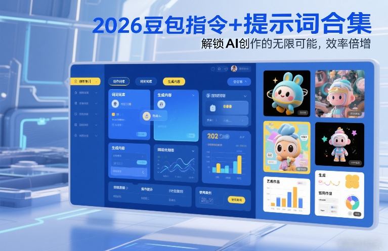 2026豆包指令+提示词合集，解锁AI创作的无限可能，效率倍增-佳佳云创网