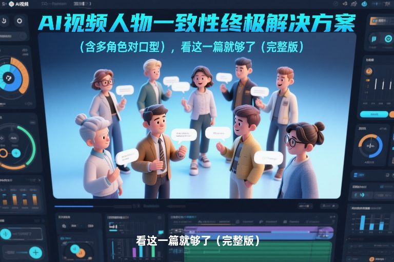 AI视频人物一致性终极解决方案（含多角色对口型），看这一篇就够了（完整版）-佳佳云创网
