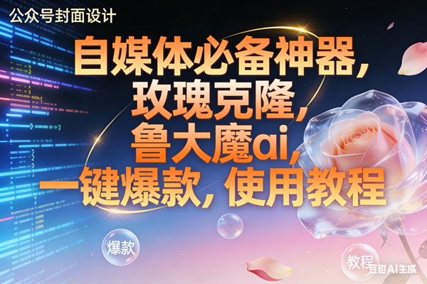 （17242期）玫瑰克隆神器，ai鲁大魔，自媒体必备工具，一键爆款神器，详细教程。-佳佳云创网