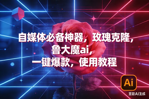 （17285期）玫瑰克隆神器，ai鲁大魔，自媒体必备工具，一键爆款神器，详细教程。-佳佳云创网