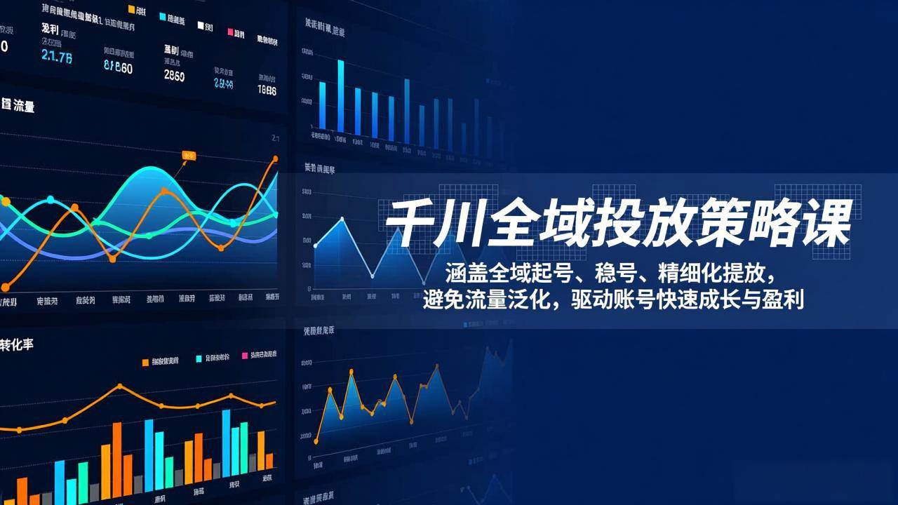 （17285期）千川全域投放策略课：涵盖全域起号、稳号、精细化投放，避免流量泛化，驱动账号快速成长与盈利-佳佳云创网