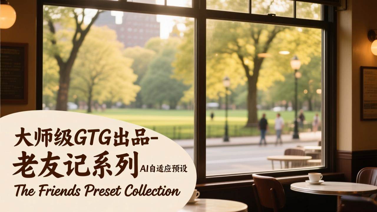 （17403期）大师级GTG出品-老友记系列AI自适应预设The Friends Preset Collection-佳佳云创网