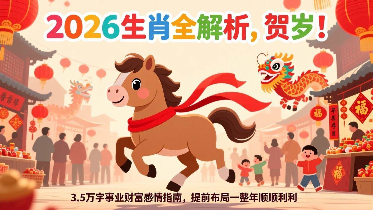 （17428期）付费文章：贺岁！2026生肖全解析，3.5万字事业财富感情指南，提前布局一整年顺顺利利-佳佳云创网