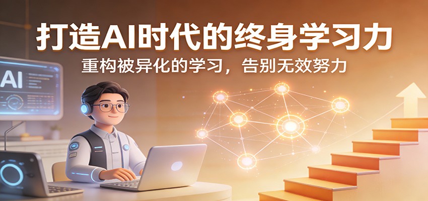 打造AI时代的终身学习力：重构被异化的学习，告别无效努力-佳佳云创网