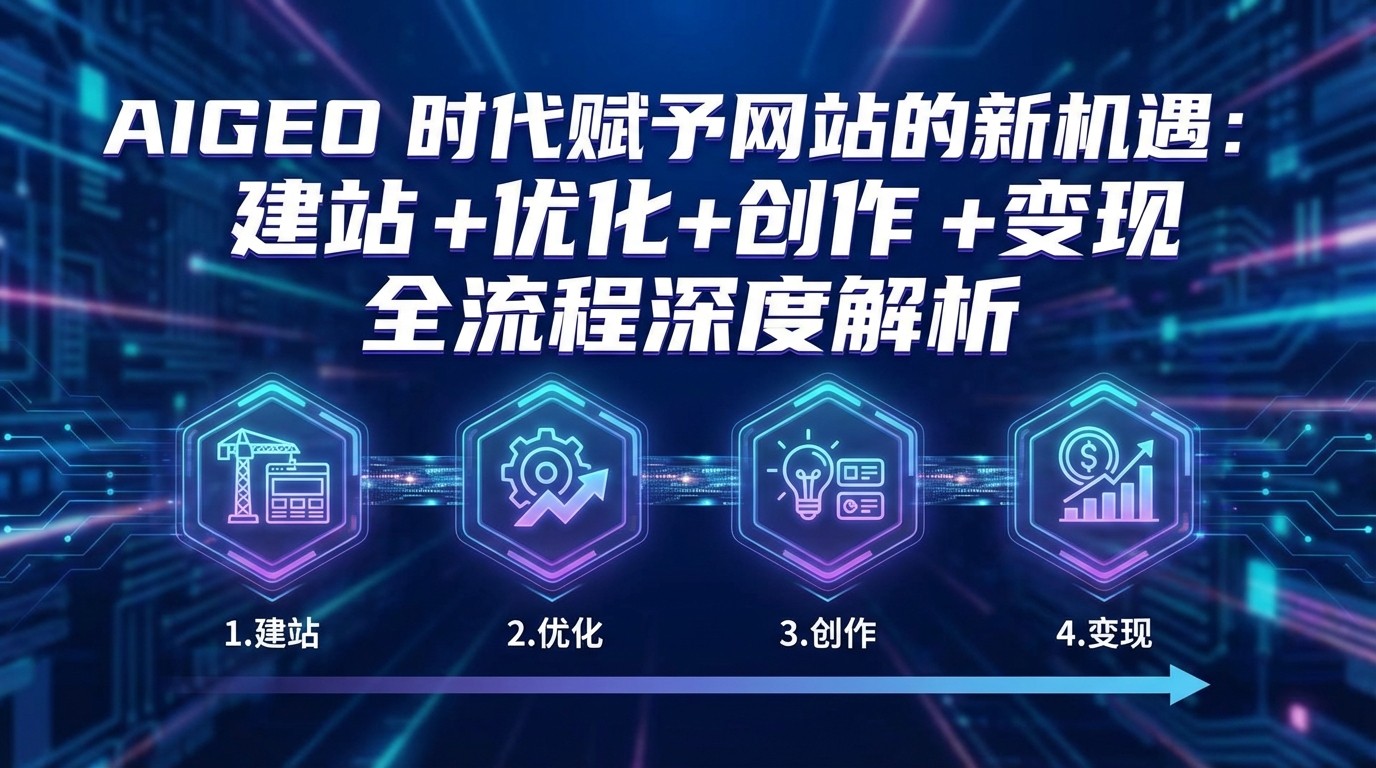 AIGEO+时代赋予网站的新机遇：建站+优化+创作+变现+全流程深度解析-佳佳云创网
