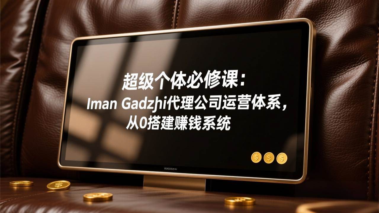 （17525期）超级个体必修课：Iman Gadzhi代理公司运营体系，从0搭建赚钱系统-佳佳云创网