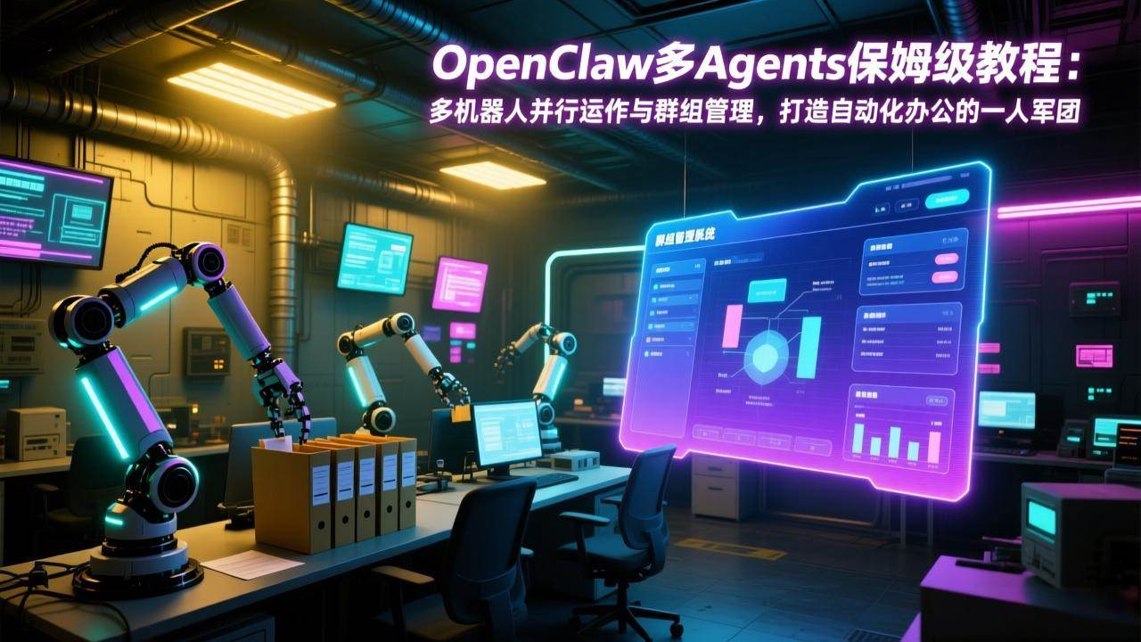 （17563期）OpenClaw多Agents保姆级教程：多机器人并行运作与群组管理，打造自动化办公的一人军团-佳佳云创网