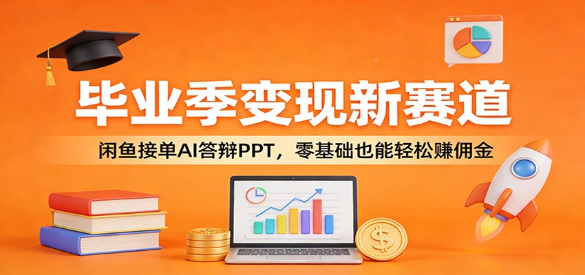毕业季变现新赛道：闲鱼接单AI答辩PPT，零基础也能轻松赚佣金-佳佳云创网