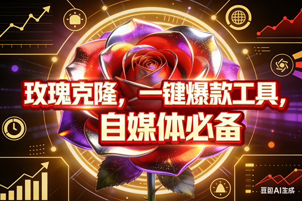 （17792期）玫瑰克隆，ai鲁大魔工具，自媒体必备神器，一键爆款，详细教程。-佳佳云创网