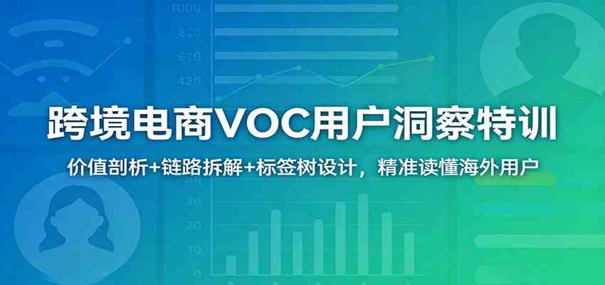 跨境电商VOC用户洞察特训：价值剖析+链路拆解+标签树设计，精准读懂海外用户-佳佳云创网