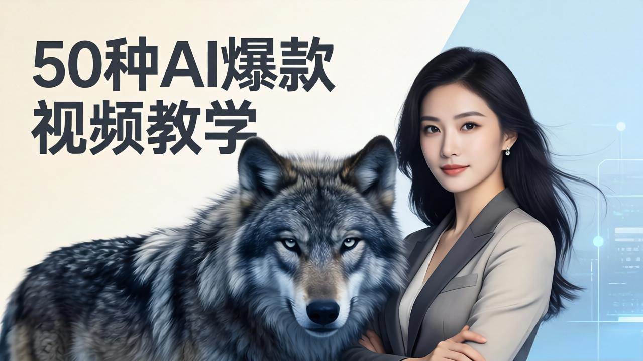 （17815期）50种AI爆款视频教学：影视级古诗词+治愈萌宠+山海经蛟龙，高阶宝典商业落地-佳佳云创网