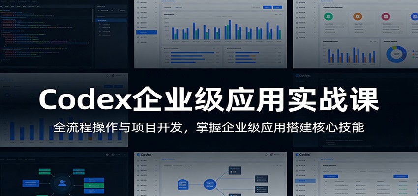 Codex企业级应用实战课：全流程操作与项目开发，掌握企业级应用搭建核心技能-佳佳云创网